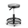 Aain Mechanic Seat Black Steel Roller Stool-5