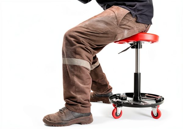 Pneumatic Roller Seat MaxWorks Adjustable Garage-6