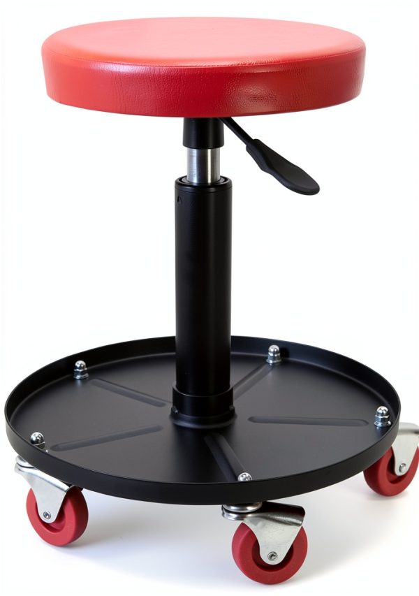 Rolling garage creeper stool BIG RED alloy steel-0