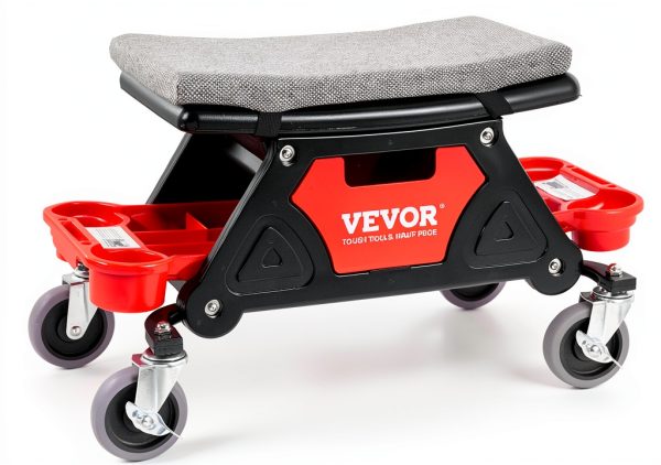 VEVOR Mechanic Stool Black 300 LBS Capacity Garage-9
