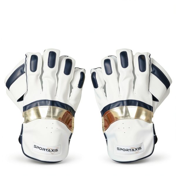 SPORTAXIS Cricket Wicket Keeping Gloves Faux Leather-5