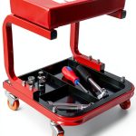 Red BIG RED Garage Shop Roller Seat X-Large-0
