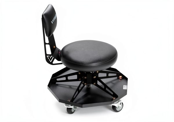 Vyper Industrial Robust Steel Sport Mechanic Seat Black-7