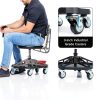 Vyper Industrial Robust Steel Sport Mechanic Seat Black-4
