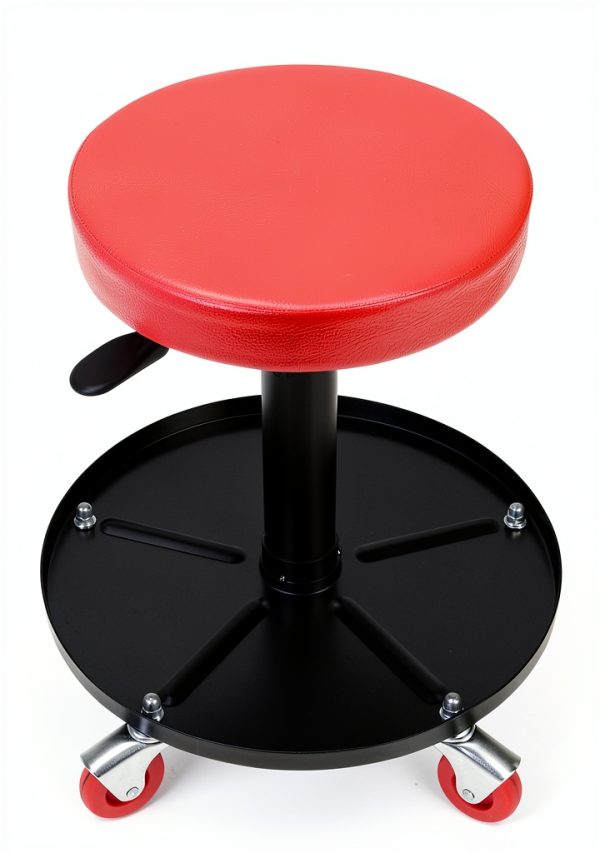 Rolling garage creeper stool BIG RED alloy steel-4
