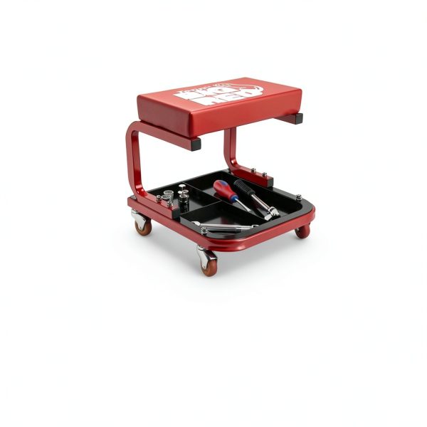 Red BIG RED Garage Shop Roller Seat X-Large-4