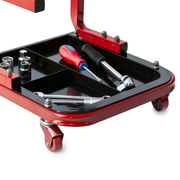 Red BIG RED Garage Shop Roller Seat X-Large-5