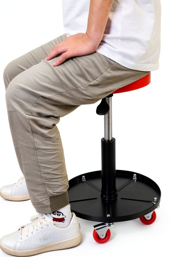 Rolling garage creeper stool BIG RED alloy steel-6
