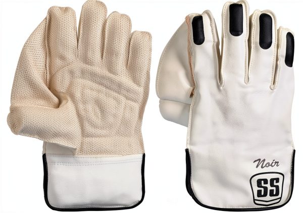 SS Cricket Wicket Keeping Gloves Junior Size Leather-1