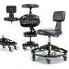 Vyper Industrial Robust Steel Sport Mechanic Seat Black-3