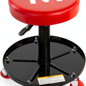 Pneumatic Roller Seat MaxWorks Adjustable Garage-0