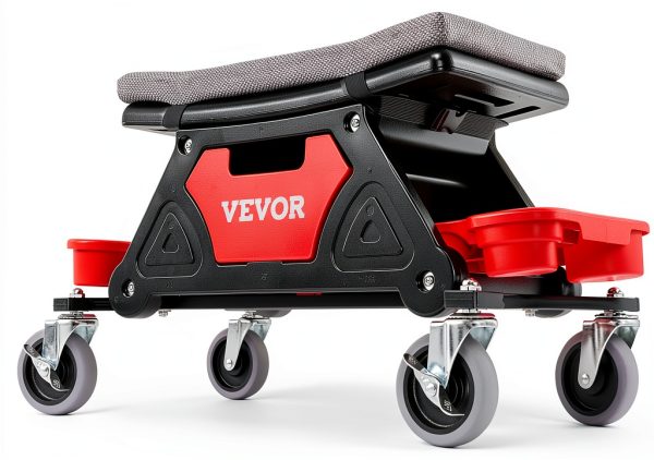 VEVOR Mechanic Stool Black 300 LBS Capacity Garage-10