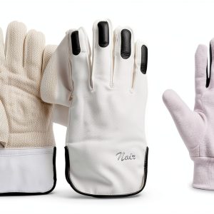 SS Cricket Wicket Keeping Gloves Junior Size Leather-0