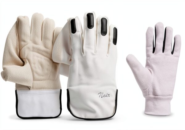 SS Cricket Wicket Keeping Gloves Junior Size Leather-0