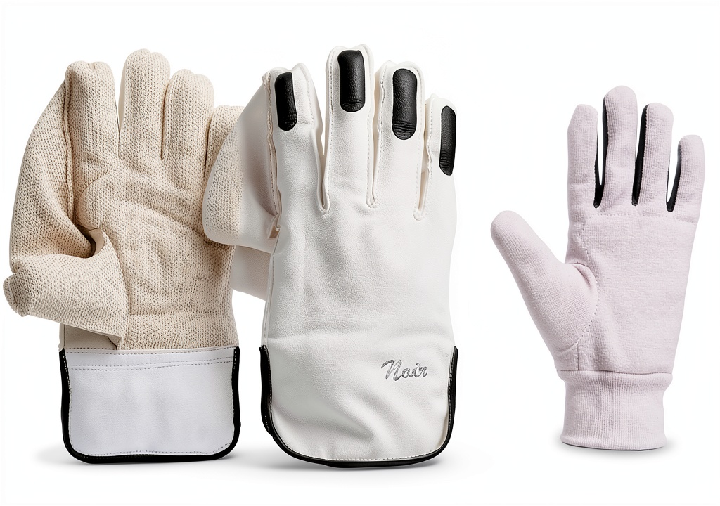 SS Junior Size Wicket Keeping Gloves in action