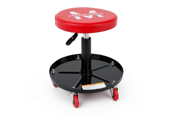 Pneumatic Roller Seat MaxWorks Adjustable Garage-2