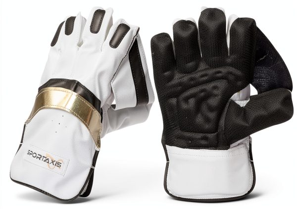 SPORTAXIS Cricket Wicket Keeping Gloves Faux Leather-0