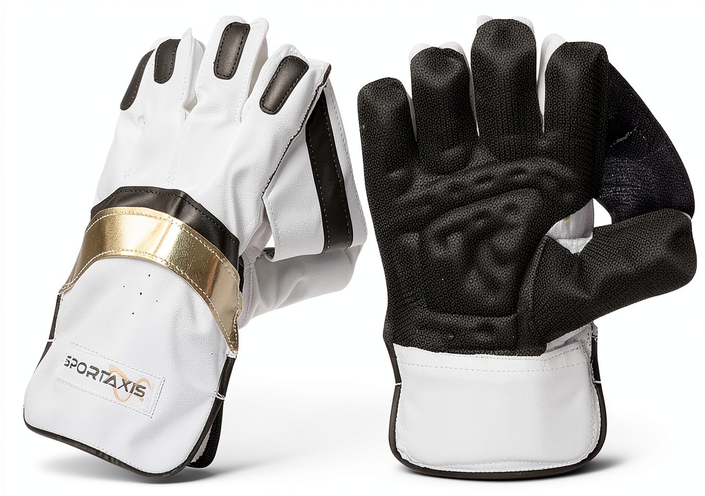 SPORTAXIS Cricket Wicket Keeping Gloves in action