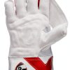 SG Cricket Wicket Keeping Gloves White Leather-1