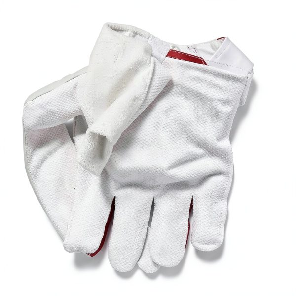 SG Cricket Wicket Keeping Gloves White Leather-3