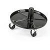 Aain Mechanic Seat Black Steel Roller Stool-2