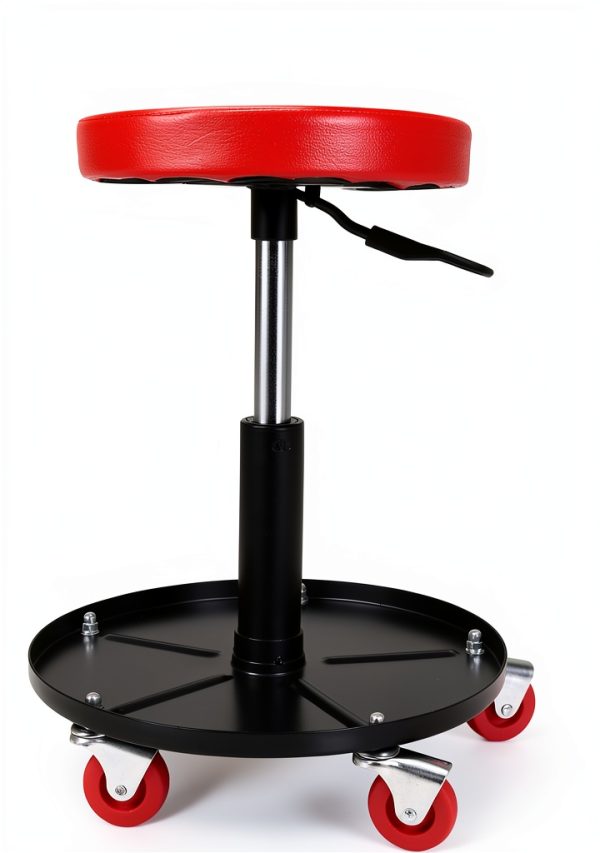 Garage Creeper Stool Torin Pneumatic Rolling Seat-3