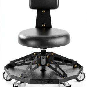 Vyper Industrial Robust Steel Sport Mechanic Seat Black-0