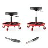 Goplus Industrial Rolling Mechanic Stool Black SU-10007-UA-3