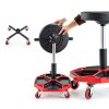 Goplus Industrial Rolling Mechanic Stool Black SU-10007-UA-7