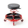 Goplus Industrial Rolling Mechanic Stool Black SU-10007-UA-6