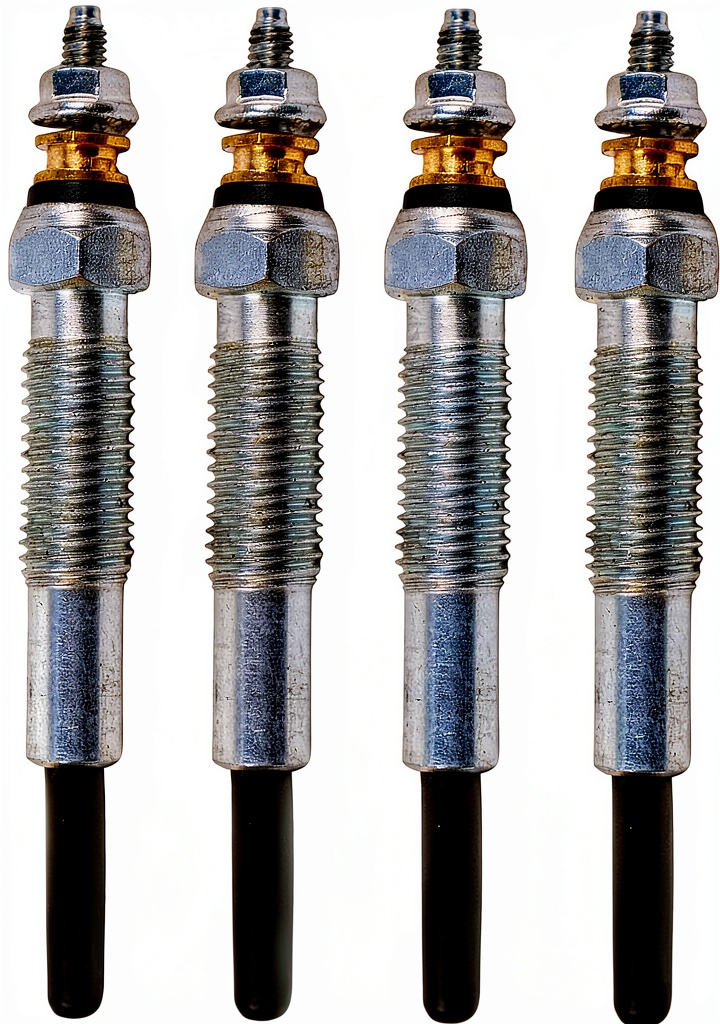 SMRR-MACHINE glow plug installed in a diesel engine