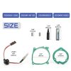 X4XZ 12V Diesel Heater Glow Plug Kit Silicon Nitride 252069011300-5