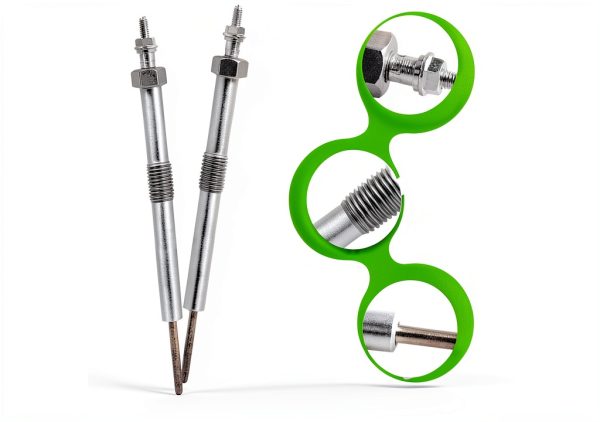 Glow Plug YIUIY GP-1001-8 Self-Regulating for 6.6L Duramax Trucks-2