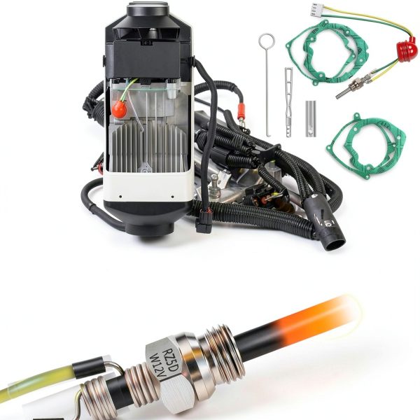 Niutudza Diesel Glow Plug 12V/24V for Airtronic D2 D4 D4S NIU-DHGL-3