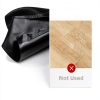 Office Mat 30" x 48" Hardwood Floor 3D Feather Design by KEYDOL Black-3