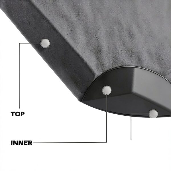 Anti Fatigue Salon Mat AMCOMFY - Anti Slip Black 17x28x0.62 in-5