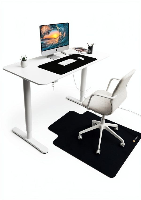 Office Chair Mat Mushyn 2-in-1 Anti-Fatigue Foam for Hardwood 54x36-5