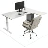 Chair Mat Vicwe 46x72 Clear Hard Floor Protector for Office-0