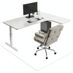 Chair Mat Vicwe 46x72 Clear Hard Floor Protector for Office-0