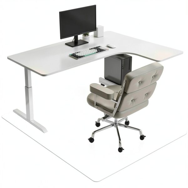 Chair Mat Vicwe 46x72 Clear Hard Floor Protector for Office-0