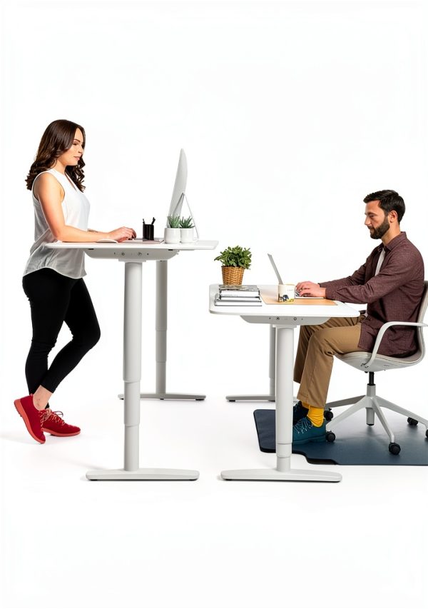 Office Chair Mat Mushyn 2-in-1 Anti-Fatigue Foam for Hardwood 54x36-4