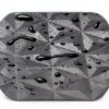Chair Mat SALLOUS Hard Floor 47x36 Black 3D Hexagram Vinyl Protector-3