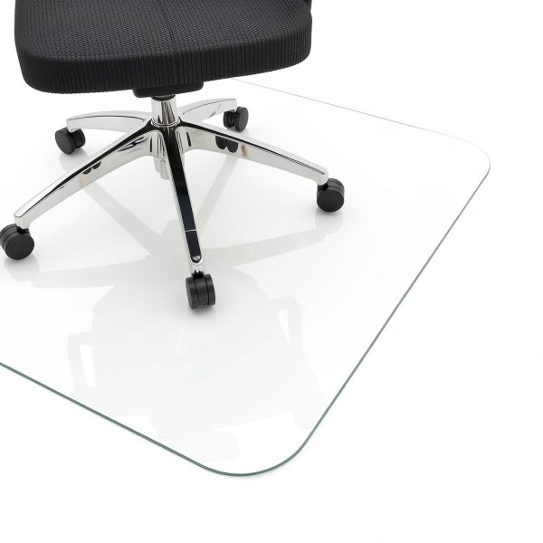Office Chair Mat Yecaye 36x48 Transparent Hard Floor PVC Protector-0